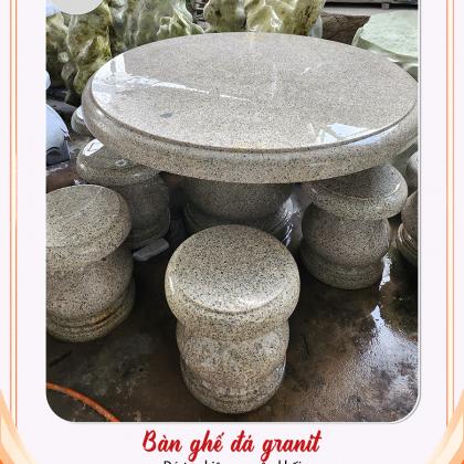 BÀN GHẾ ĐÁ GRANITE